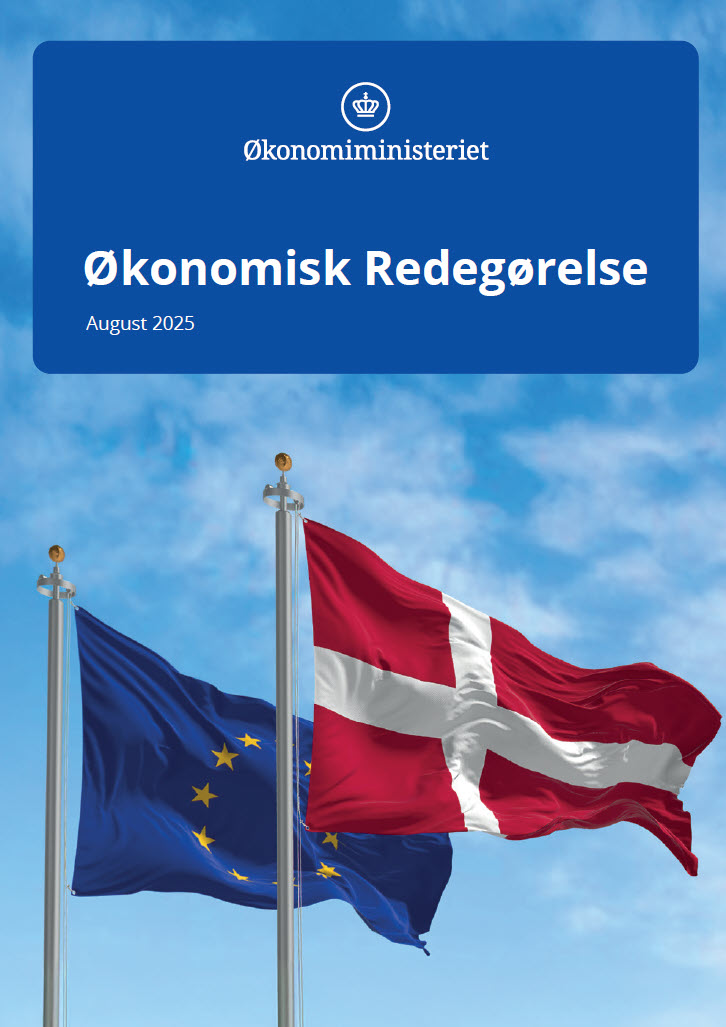 Forside til Økonomisk Redegørelse, august 2025